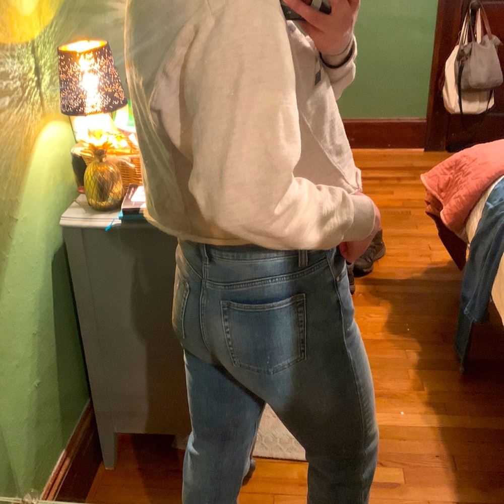 high rise denim
